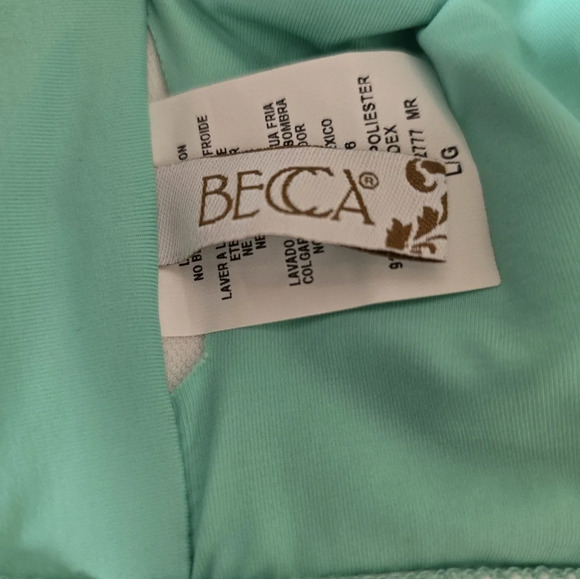 Becca High Tea Wire-Free Bikini Top NWT SzLg - Picture 7 of 10